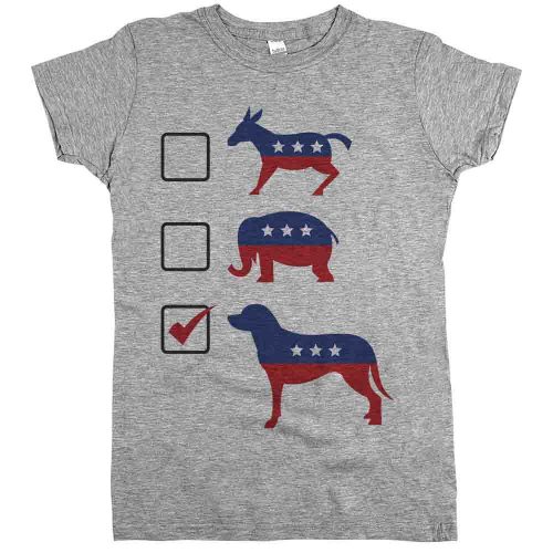 elections and dogs tshirt